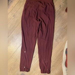 lululemon athletica Burgundy Joggers